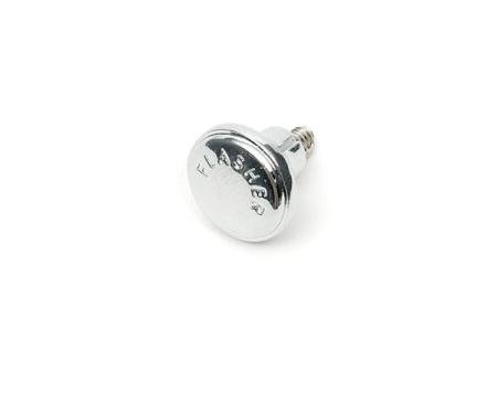 Chevelle Knob, Hazard Switch, Chrome (71-72 Replacement),1967-1972
