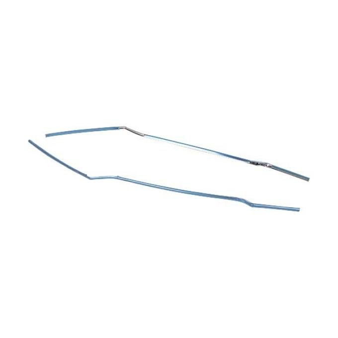 Ford Mustang Door Edge Guards - Stainless Steel