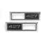 Nova Marker Light Bezels, Front, 427ci, 1968-1969