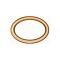 Oil Pan Drain Plug Gasket - Copper - Use With B6730 Or B6730M - 4 Cylinder Ford Model B