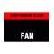 Caution Fan Decal