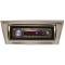 Chevy II-Nova Stereo Radio, KHE-300, AM/FM, Manual Tuning, Black Face, Chrome Bezel, 1966-1967