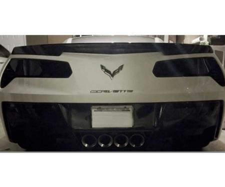 Corvette - Taillight Blackout Cover Kit, Full, Acrylic, 2014-2019