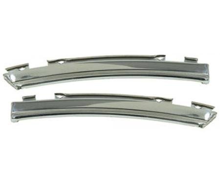 El Camino Hood Molding Extensions, On Fender, 1968-1972
