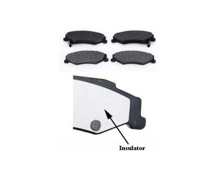 Corvette Rear Performance Friction Brake Pads, Carbon Metallic, 1997-2013