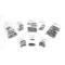 Chevy Truck Button Head Bolt Kit, Fleet Side Metal Bed, Stainless Steel, 1967-1972