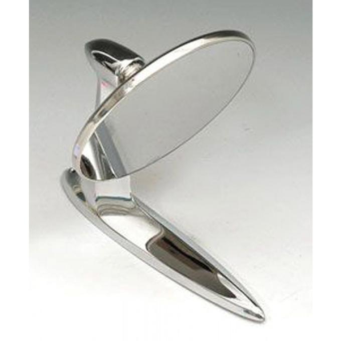 Chevy Wide Angle Outside Rear View Mirror, Left Or Right, 1955-1957