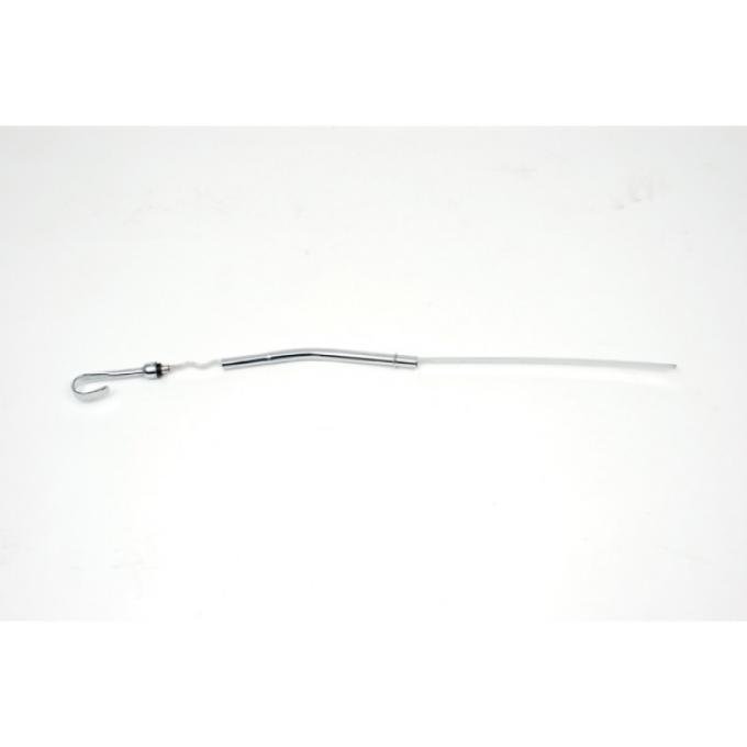 Camaro Engine Oil Dipstick & Tube, Small Block, Chrome, 1967-1969