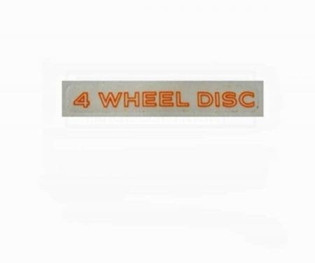 Camaro Door Handle Insert, 4 Wheel Disc, 1979-1981