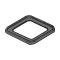 Model A Ford Step Plate Pad - Square - Molded Rubber