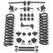 Full Size Chevy Front End Suspension Rebuild Kit, With Standard Coil Springs & Polyurethane Bushings, 1958-1960