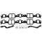 Chevelle Intake Manifold Gaskets, Small Block, With Block-Off Plate, 1964-1972