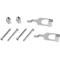 Chevelle Headrest Guides, Strato Bucket Seat, 1966-1972