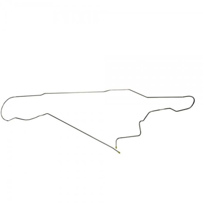 El Camino Fuel Return Line, One Piece 1/4 Inch, Stainless Steel, 1973-1977