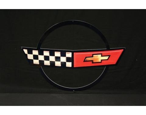 Corvette Metal Sign, 1984-1990