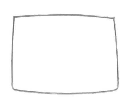 Ford Mustang Rear Window Moulding Kit - 6 Pieces - Fastback