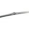Corvette Satin Finish Windshield Wiper Blade with Insert, 1968-1982