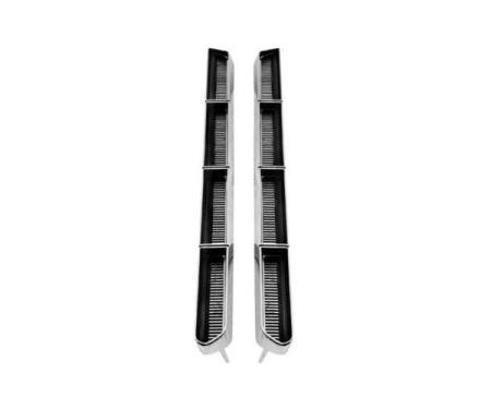 Chevelle Hood Louver Inserts, Super Sport, 1966