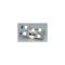 Chevy Heater Hose Retainer, Chrome, 1955-1957
