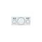 Chevy Instrument Cluster Bezel Set, Chrome, 1957