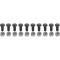 Model A Ford Cowl To Gas Tank Bolt Set - Black Oxide - 20 Pieces