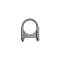 Nova Exhaust Muffler Clamp, Guillotine Style, Steel, 2-1/4, 1967-1969