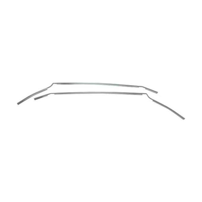 Ford Mustang Door Edge Guards - Stainless Steel