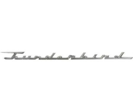 Ford Thunderbird Door Nameplate, Thunderbird Script, Chrome, 1959