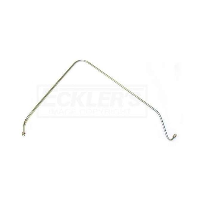 Corvette Front Master Cylinder Brake Lines, Stainless Steel, 1954-1955