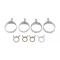 Full Size Chevy Radiator & Heater Hose Clamp Set, 1963-1966