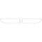 Camaro Parking Lamp Trim, Standard, 1970-1973