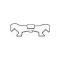 Ford Thunderbird Turn Signal Switch Plate Pawl, 1955-63