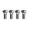 Model A Ford Windshield Stanchion Screw Set - Chrome - 4 Pieces - 1930-31 Only