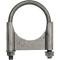 Nova Exhaust Muffler Clamp, Guillotine Style, Steel, 2, 1967-1969