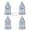 El Camino Valve Stem Caps, Chrome Spike, 1959-1987