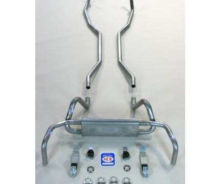 Camaro Z28 Original Style Exhaust System Kit, 2-1/4", 1967-1968