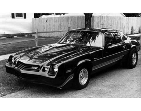 Camaro Strip Kit, Z28, Silver Charcoal, 1980-1981
