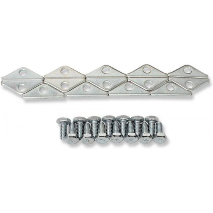 Chevelle Valve Cover Retainer & Bolt Set, Big Block, 1965-1972