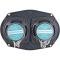 Dual Front Speaker Assembly - Dash Mount - 60 Watt - 6 x 9 - For Cars Without Air Conditioning