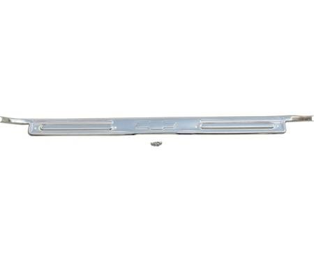 Chevy Truck Scuff Plate, Stainless, With Bowtie, 1967-1972
