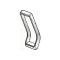 Tail Light Bezel - Chrome With Black Painted Groove As Original