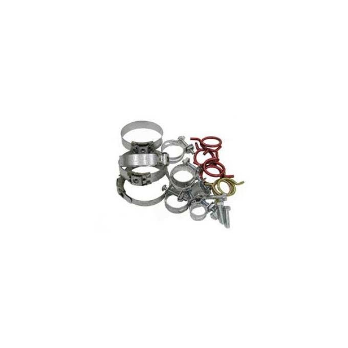 Corvette Radiator/Heater Hose Clamp Kit, With 327ci High Performance & Without Air Conditioning, 1963-1967