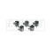 El Camino Air Conditioning Vacuum Hose Clamps, 1968-1969