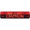 Ford Thunderbird Fan Decal, Caution, 1961-66