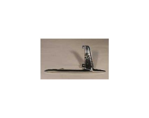 Chevy Accessory Gas Door Guard, Stainless Steel, 1955