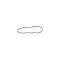 Chevy Windshield Weatherstrip, For Cars With Stainless Moldings Around Windshield, 1955-1957