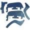 Camaro Control Arm Dust Shields, 1967-1968