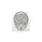 Chevy Timing Chain Cover, Small Block, Chrome, 1955-1957