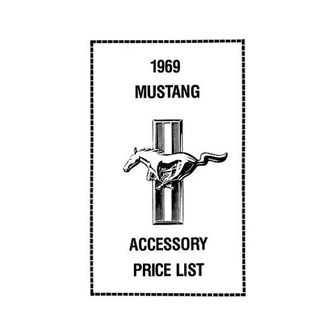 Ford Mustang New Car Accessory Price List