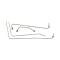 Ford Thunderbird Fuel & Vacuum Line Set, 4 Piece Set, OE Steel, Except E Code 312 With Dual 4 Bbl Carbs Or F Code Supercharged 312, 1957